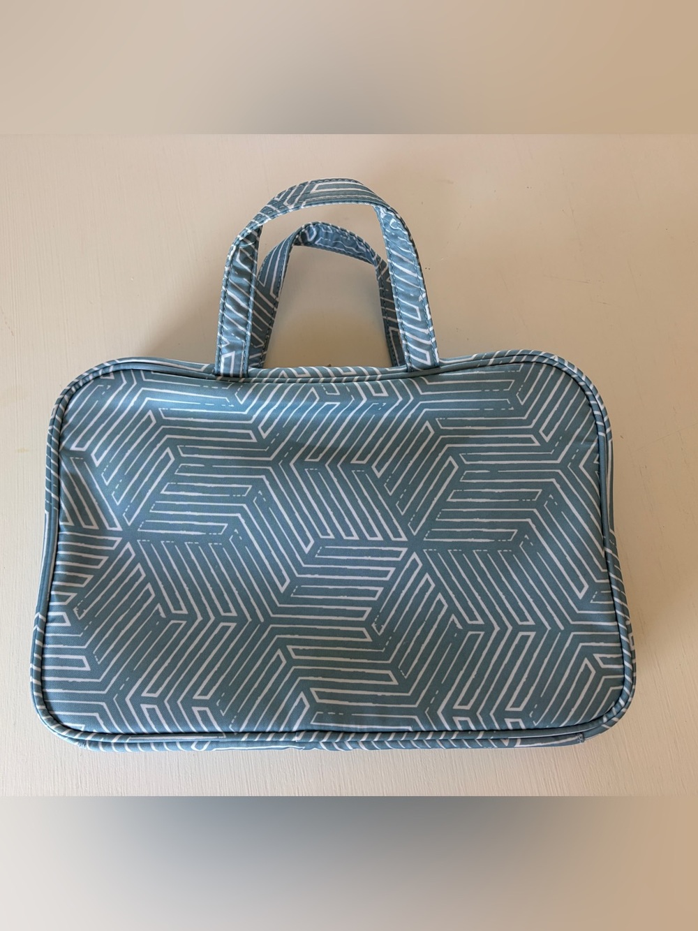 Set of 2!! Blue Geometric Kids Travel Organizer